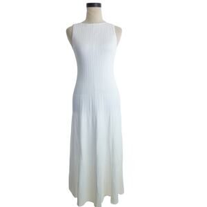 NWT Aritzia Babaton Establish Dress Boat Neck White Size Small